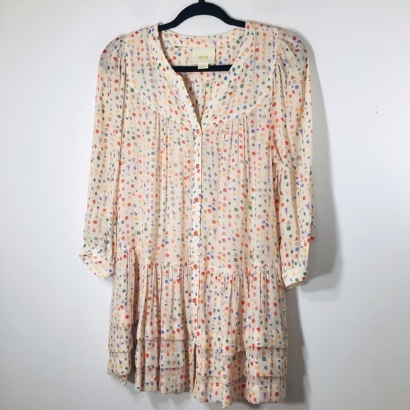 Maeve XS Peplum Anthropologie Top - Picture 1 of 12